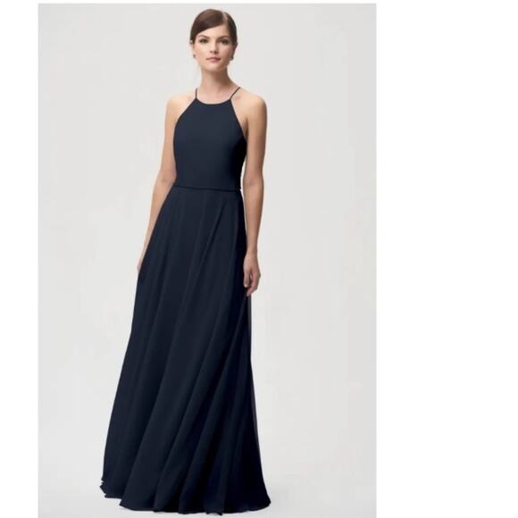 Dresses & Skirts - Jenny Woo Luca Luxe NAVY size 8